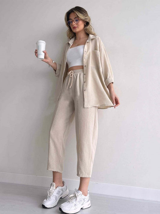 Carla™ Linen Two-Piece Set